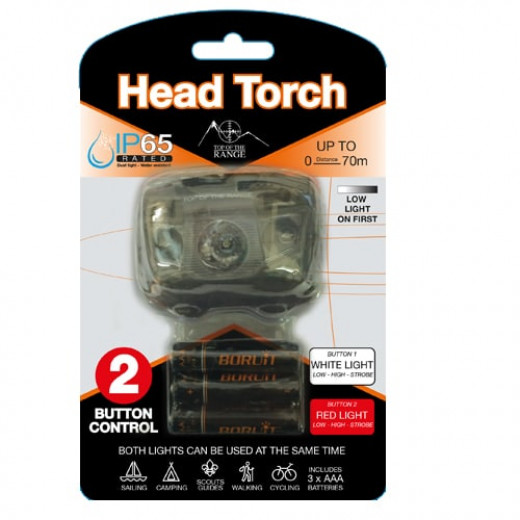 Waterproof on sale head torch